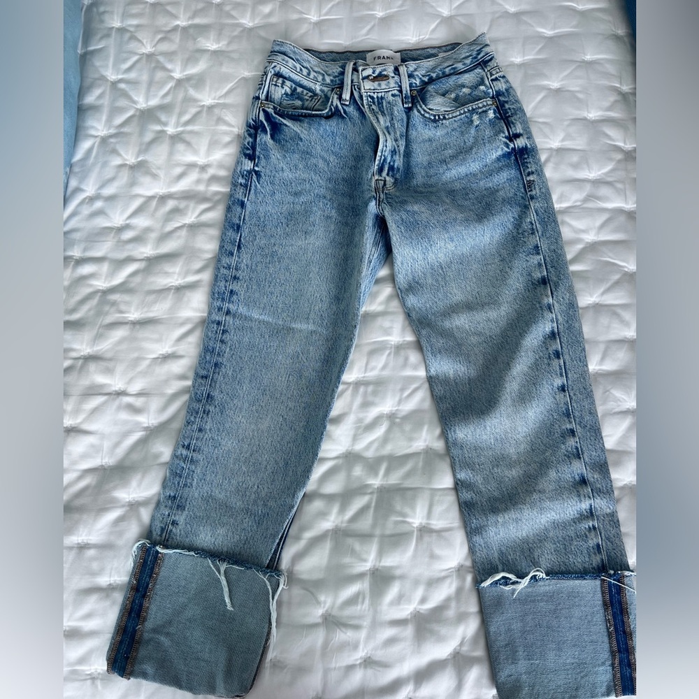 Frame le piper cuffed Jean size 24